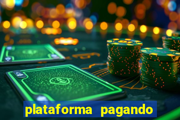 plataforma pagando no cadastro bet